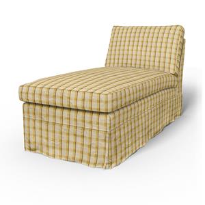 Bemz IKEA - Hoes voor chaise longue Ektorp, Sun Yellow, Linnen