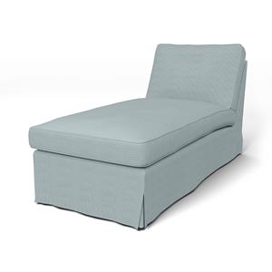 Bemz IKEA - Hoes voor chaise longue Ektorp, Sky Blue, Katoen