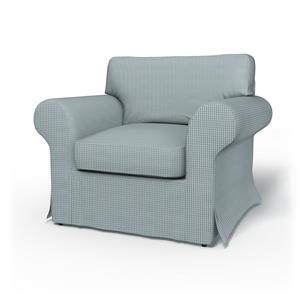Bemz IKEA - Hoes voor fauteuil Ektorp, Sky Blue, Katoen