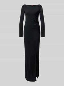 HUGO Maxi-jurk met boothals, model 'Narianne'