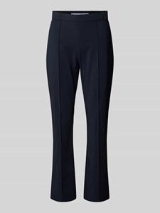 RAFFAELLO ROSSI Slim fit stoffen broek met vaste persplooien, model 'MACY'