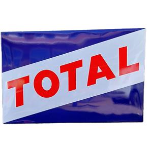 Fiftiesstore Total Logo Emaille Bord - 97 x 63cm