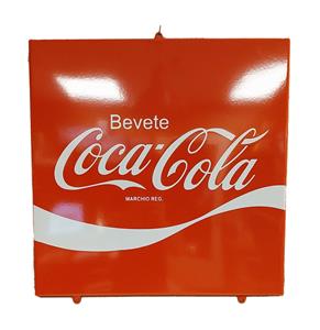 Fiftiesstore Coca-Cola Box Emaille Bord - 50 x 50cm