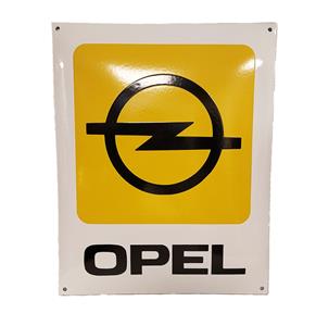 Fiftiesstore Opel Logo Emaille Bord - 50 x 40cm