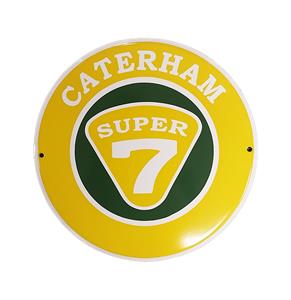 Fiftiesstore Caterham Super 7 Emaille Bord - Ø30cm