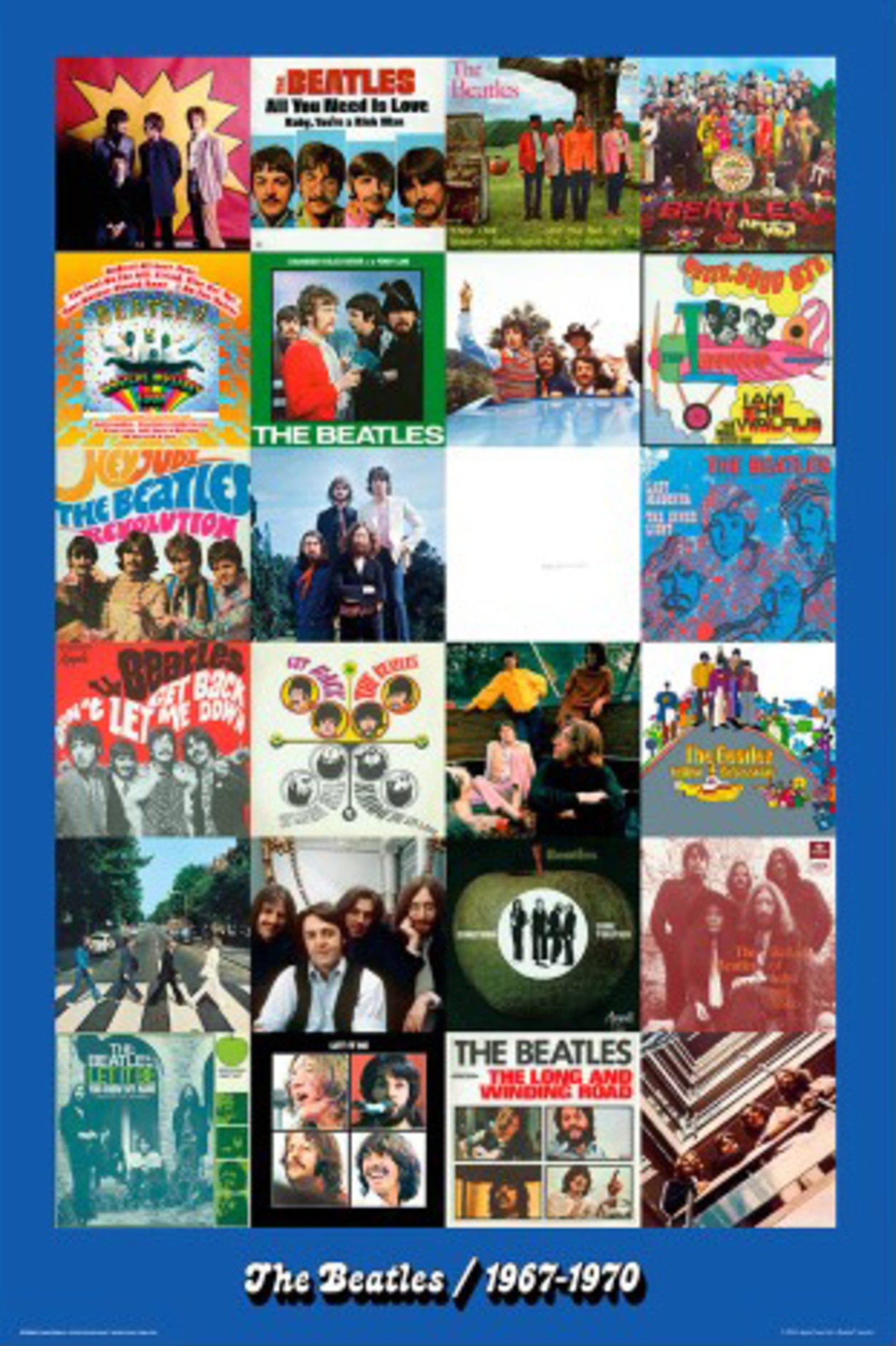 Grupo Erik Poster The Beatles Era 1967-1970 61x91,5cm