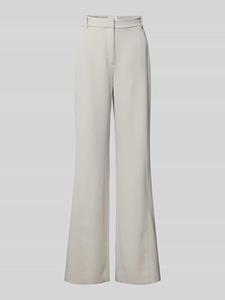 Calvin Klein Womenswear Wide leg stoffen broek met riemlussen