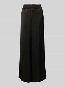 Drykorn Wide leg stoffen broek met elastische band, model 'CEILING'