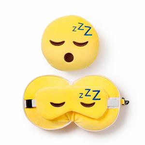 Relaxeazzz Snoozie het Slaaphoofd knuffel/reiskussen/slaapmasker - 2-in-1 set - voor kinderen