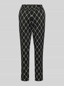 HUGO Slim fit stoffen broek met verkort model, model 'Hedima'