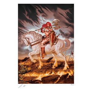 Sideshow Collectibles Dynamite Entertainment Art Print Red Sonja: World on Fire 46 x 61 cm - unframed