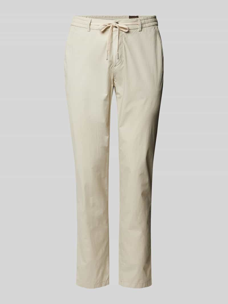 G1920 Slim fit broek in effen design, model 'TAIKAN'