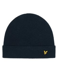Lyle and Scott racked ribbed beanie -