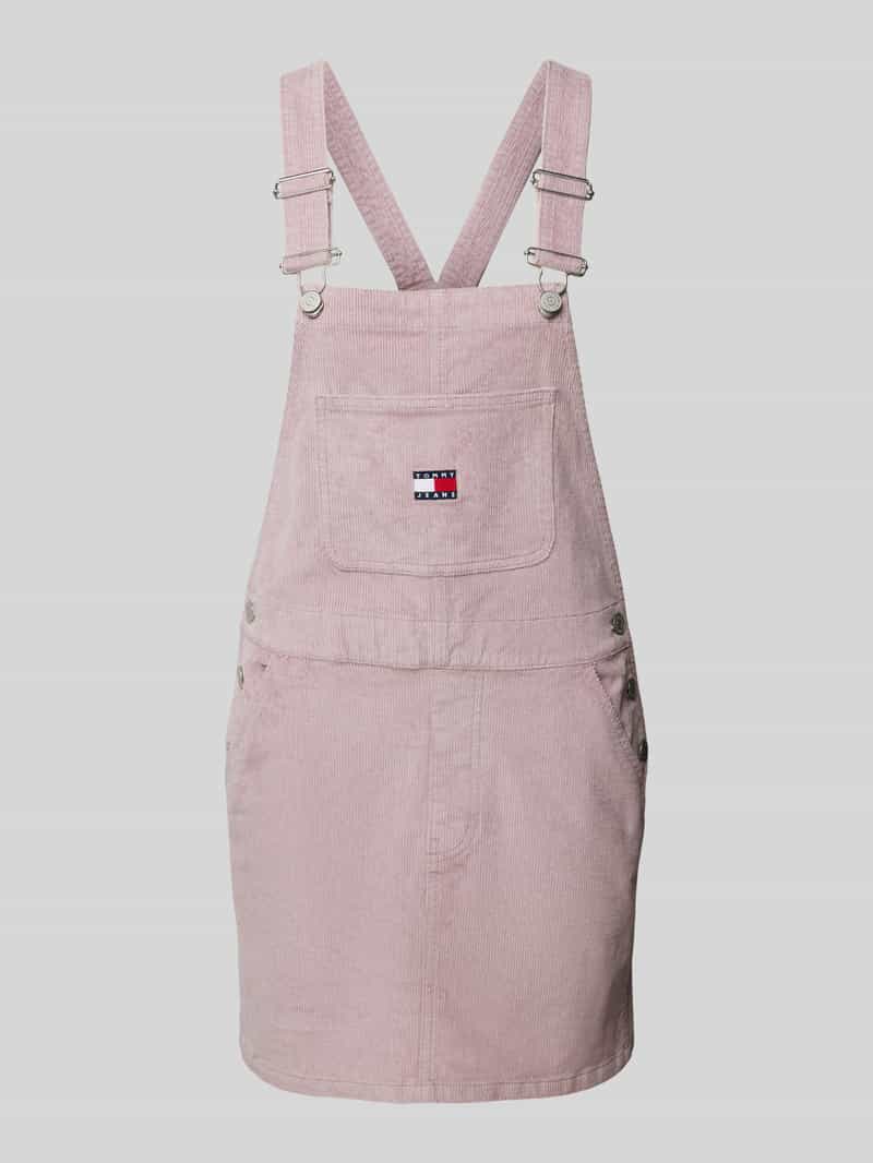 Tommy Jeans Tuinjurk met labelstitching, model 'DUNGAREE'
