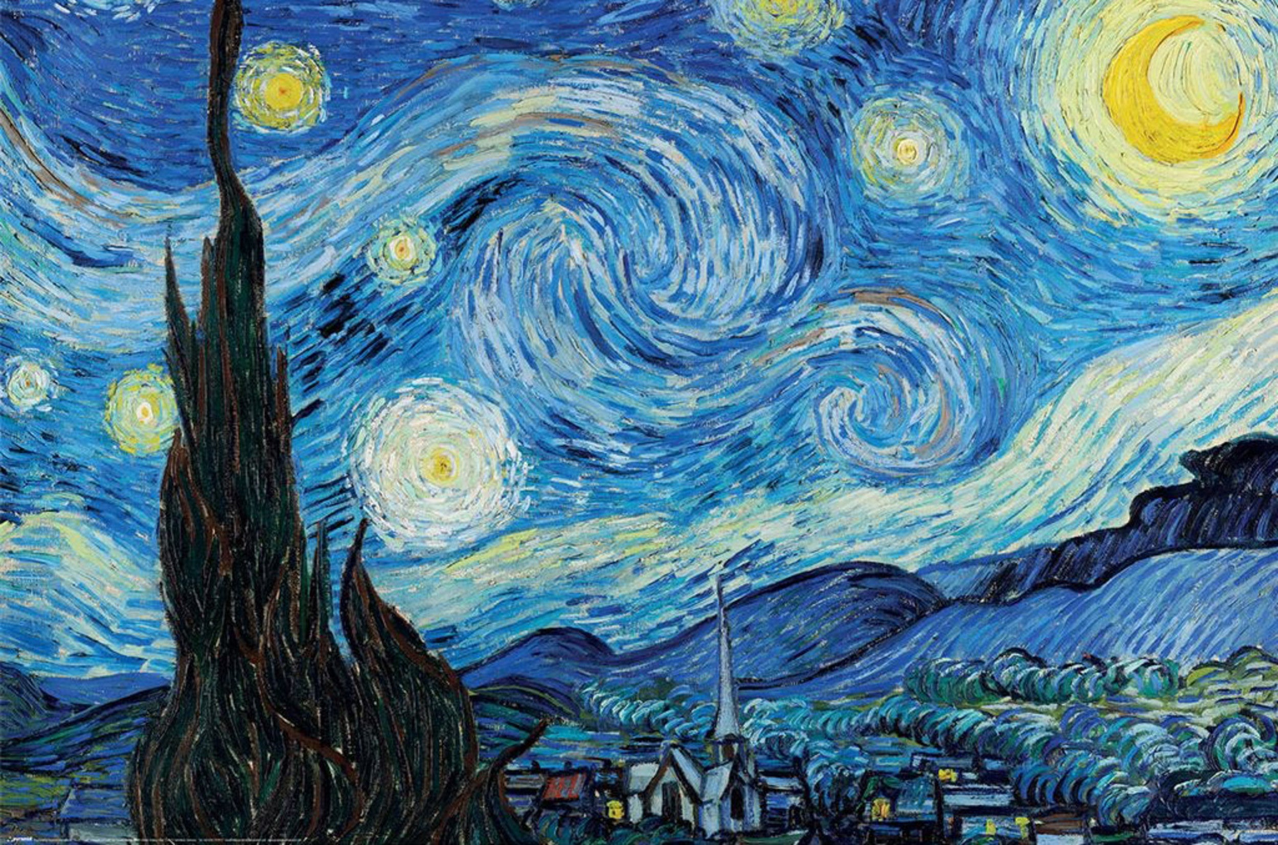 Pyramid Poster Vincent van Gogh Starry Night 91,5x61cm