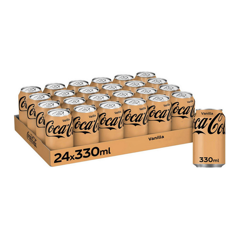 Coca-Cola Coca Cola | Vanille (DK) | Blik | 24 x 33 cl