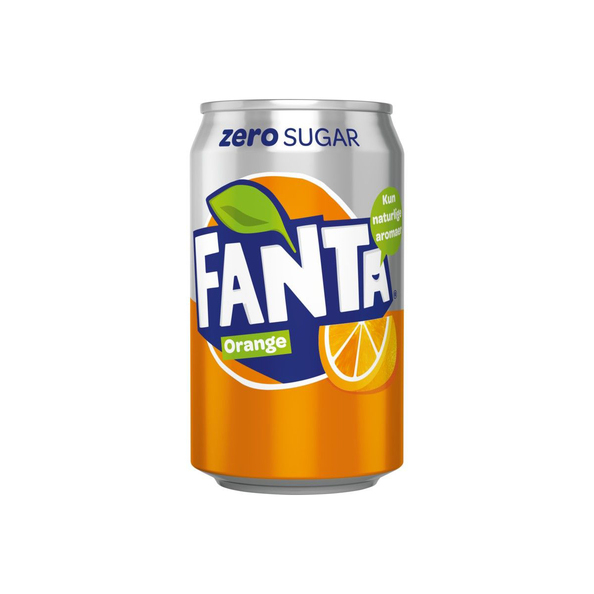 Fanta | Orange Zero (DK) | Blik | 24 x 33 cl