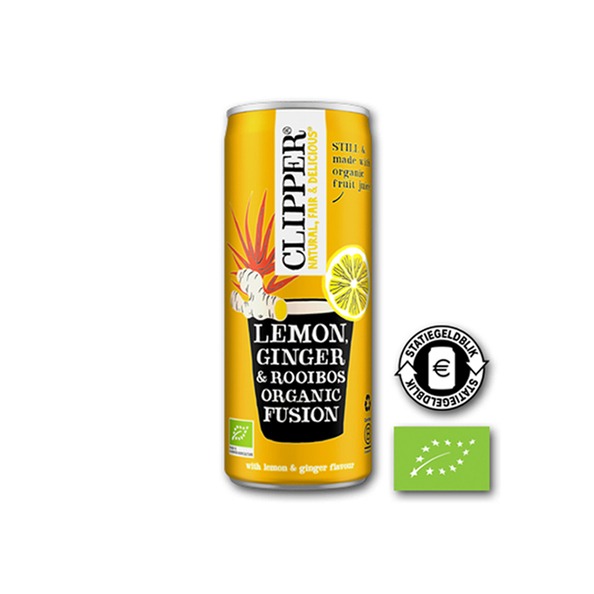 Clipper | Cold Drink Lemon Ginger Bio | 12 x 250 ml