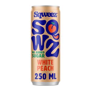 SQWZ Sqweez | White Peach | 12 x 250 ml