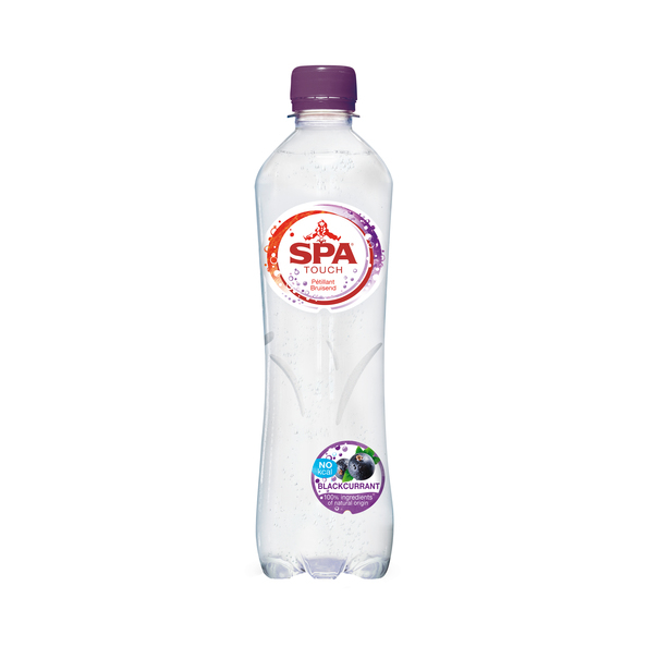 Spa | Touch | rkling Blackcurrant | Petfles | 6 x 0.5 liter
