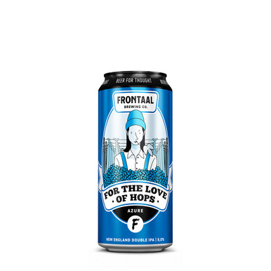 Frontaal For the Love of Hops Azure blik 44cl
