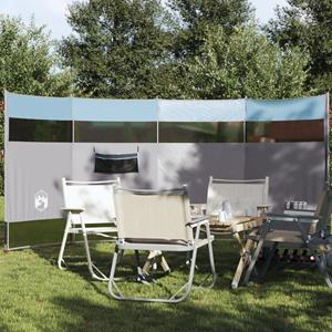 Windscherm camping waterdicht 366x152x152 cm blauw