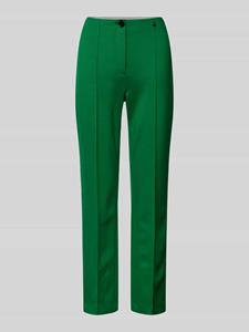 Marc Cain Slim fit stoffen broek met vaste persplooien