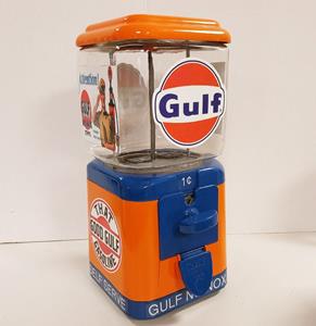 Fiftiesstore Kauwgomballen en Snoep Automaat met Gulf Thema
