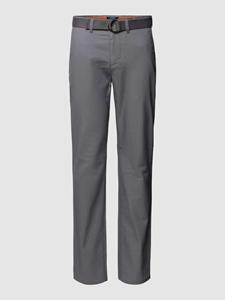 MCNEAL Stoffen slim fit broek met structuurpatroon