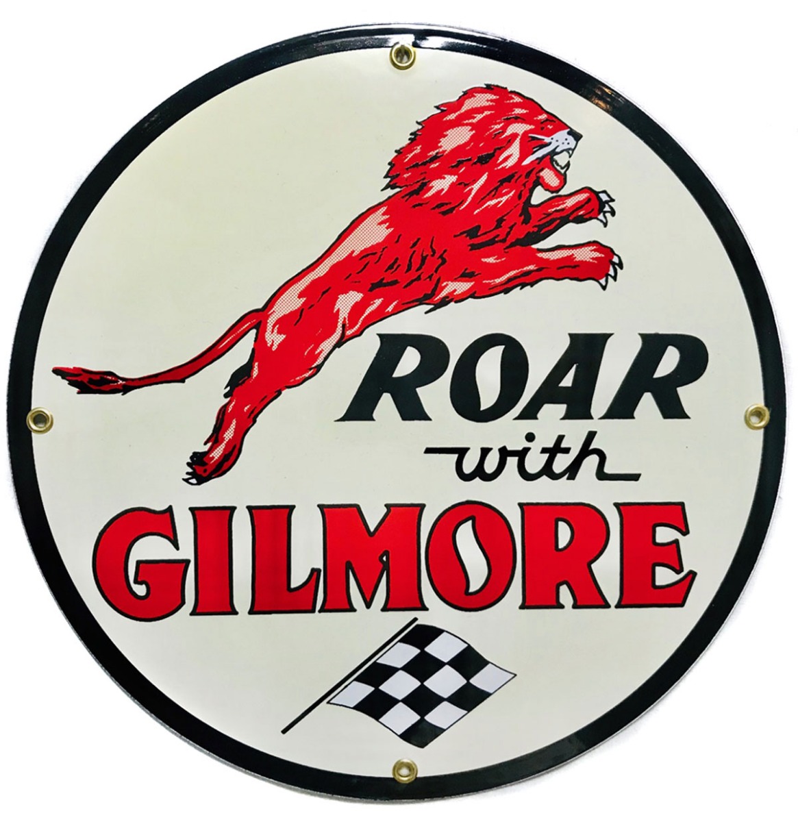 Fiftiesstore Roar With Gilmore Emaille Bord - 30 cm ø