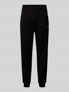 EA7 Emporio Armani Regular fit sweatpants met labelprint