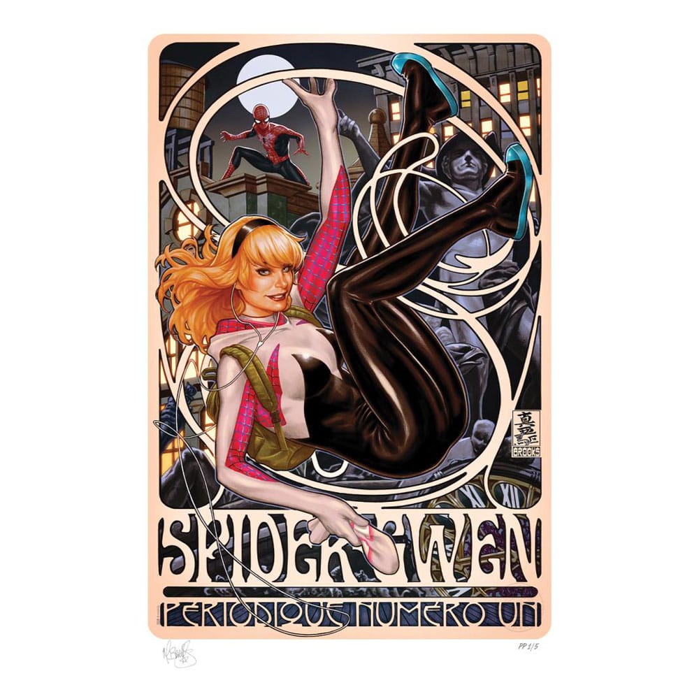 Sideshow Collectibles Marvel Art Print Spider-Gwen: Périodique Numéro Un 46 x 61 cm - unframed