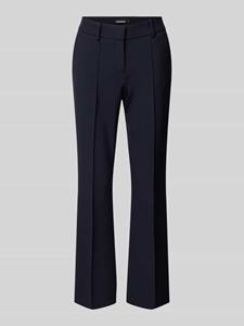 CAMBIO Slim fit stoffen broek met vaste persplooien, model 'FARAH'