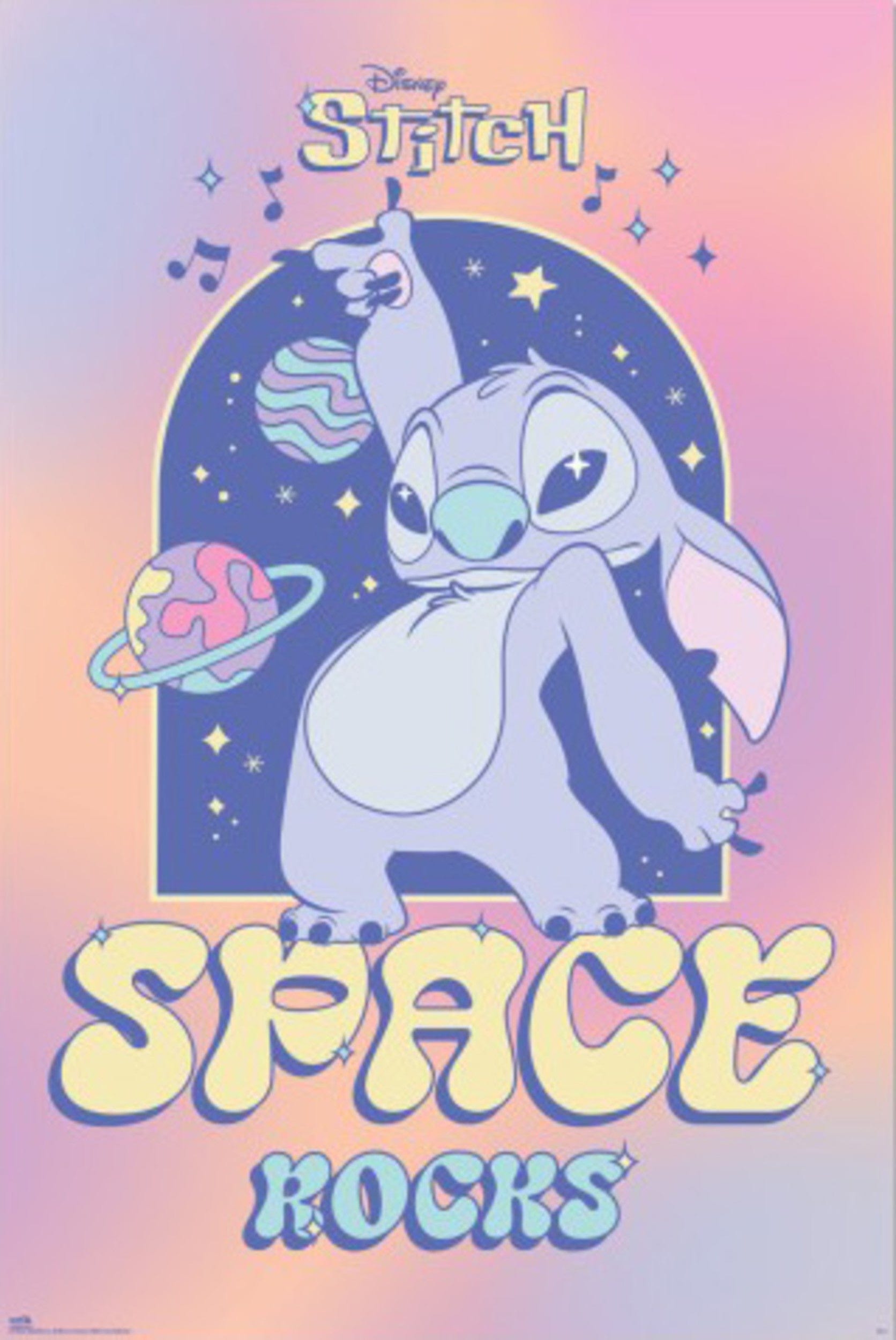 Grupo Erik Poster Disney Stitch Space Rocks 61x91,5cm