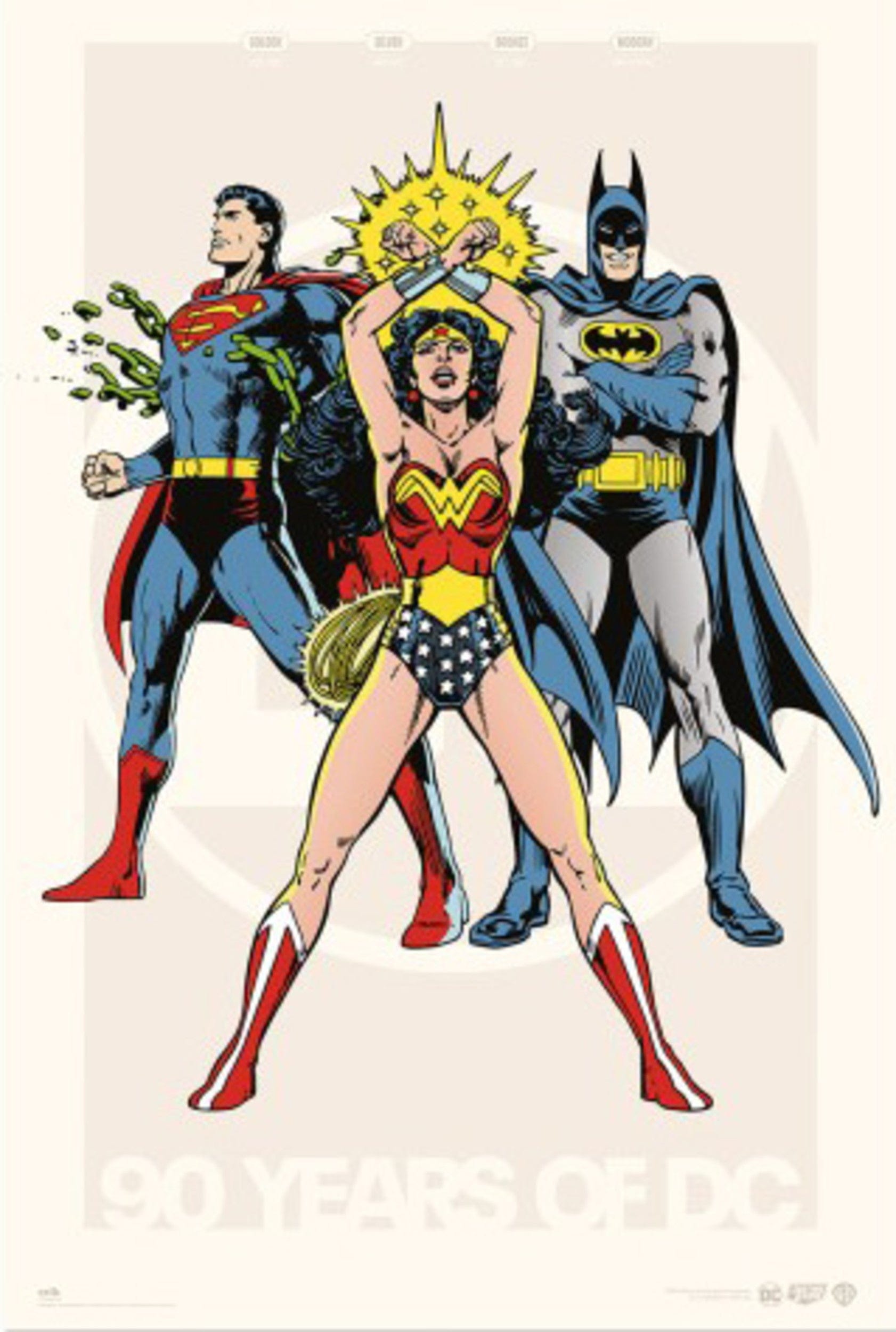 Grupo Erik Poster DC Comics 90th Anniversary 61x91,5cm