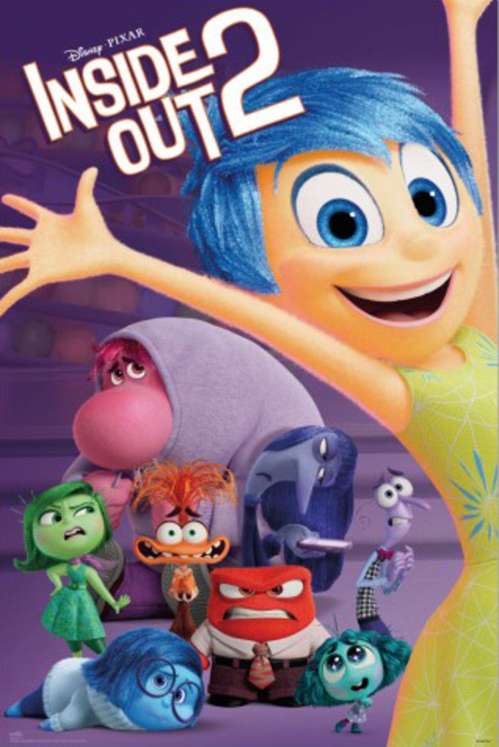 Grupo Erik Poster Disney Pixar Inside Out 2 61x91,5cm