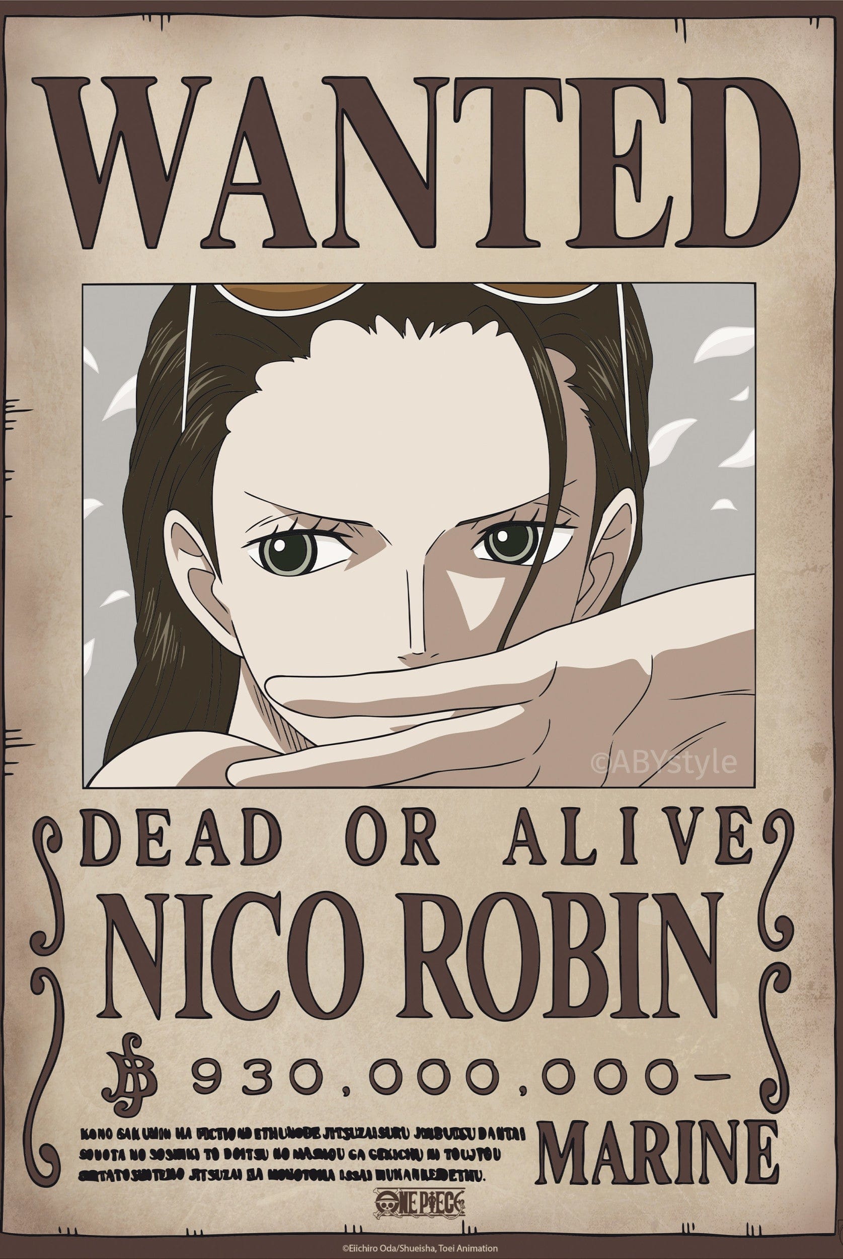 ABYstyle Poster One Piece Wanted Nico Robin Wano 38x52cm