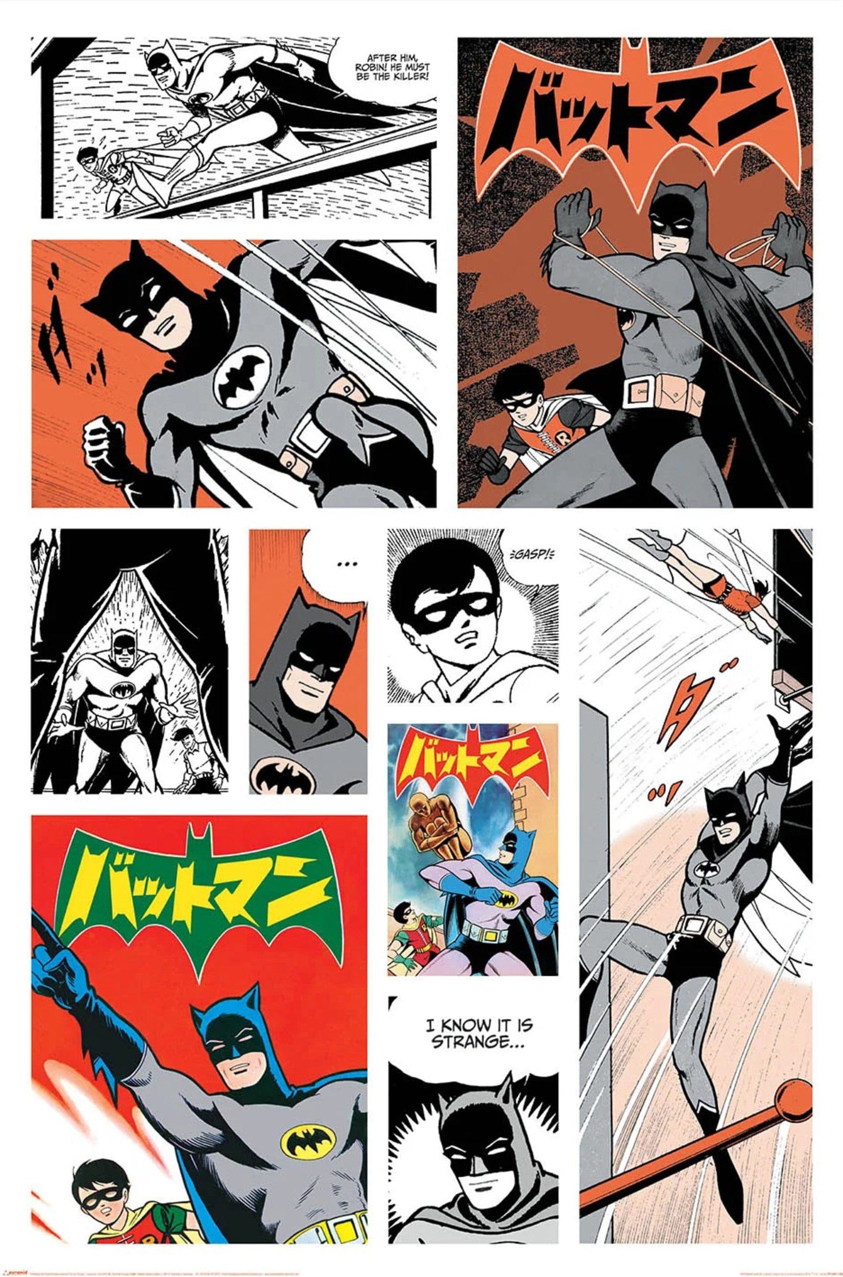 Pyramid Poster Batman Bat-Manga 61x91,5cm