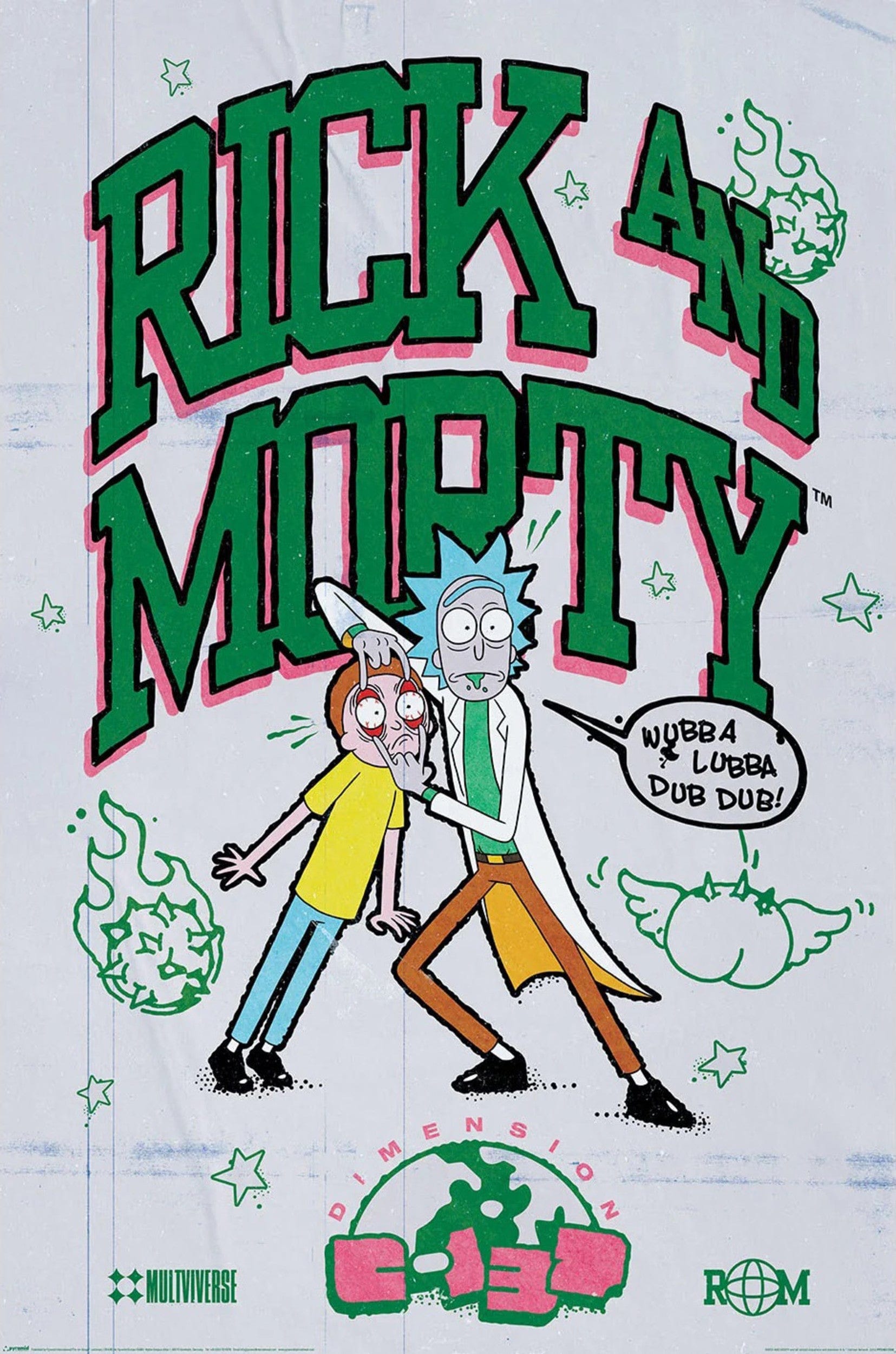 Pyramid Poster Rick and Morty Bodega Universe 61x91,5cm