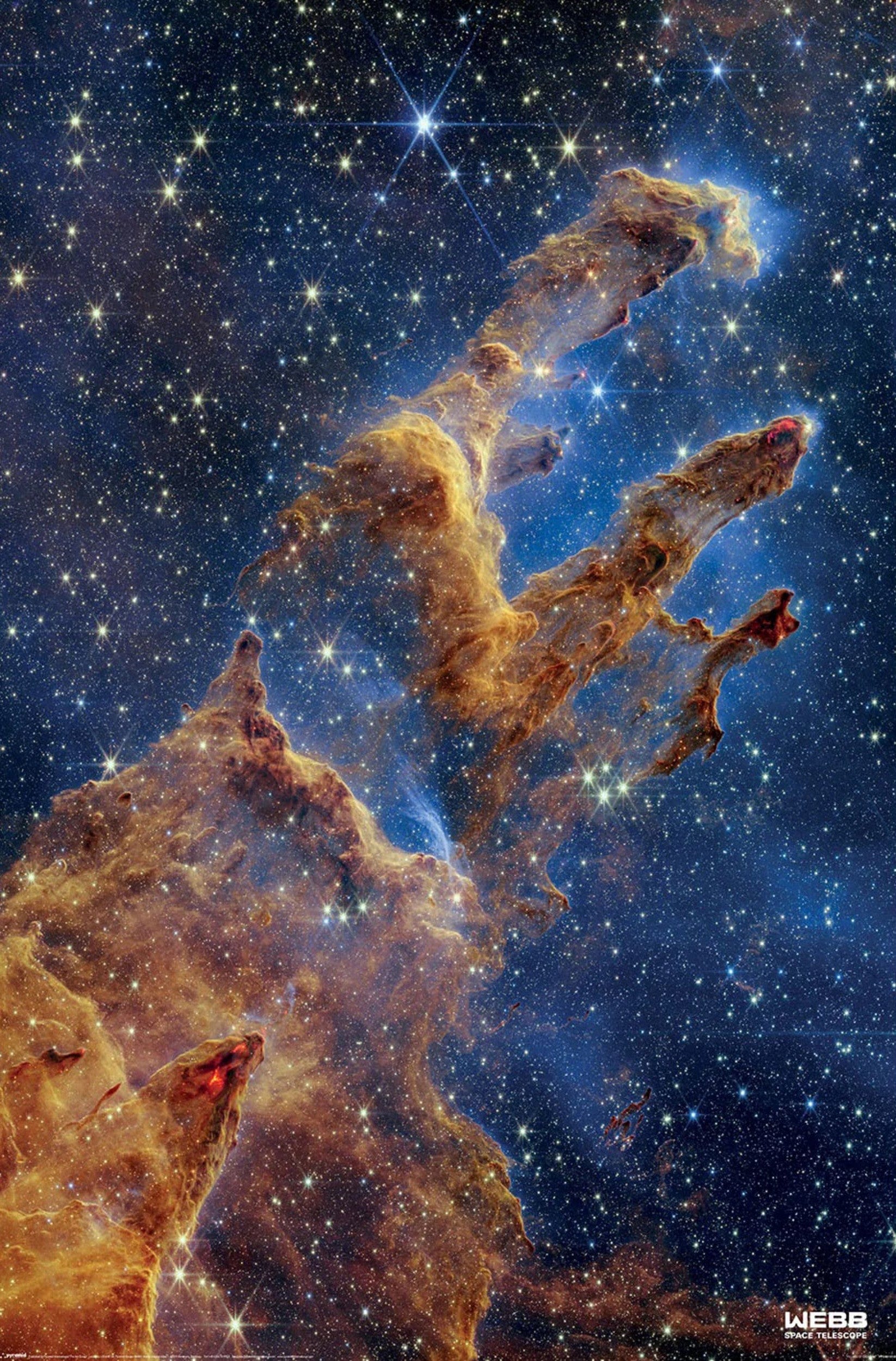 Pyramid Poster James Webb Pillars of Creation 61x91,5cm