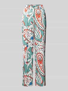 S.Oliver RED LABEL Regular fit stoffen broek met all-over print