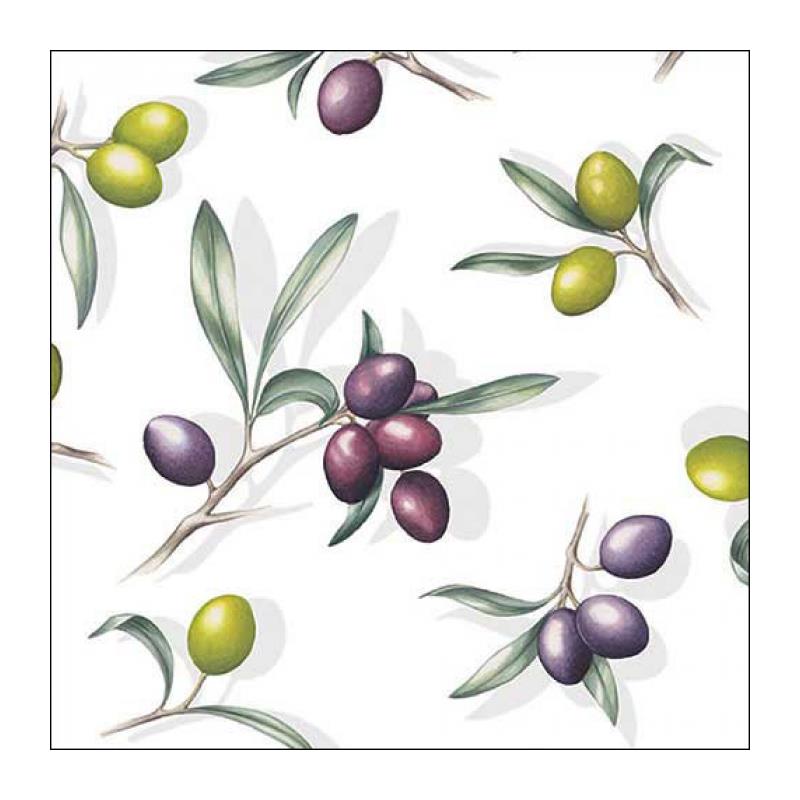 Ambiente Servet 25 Delicious Olives FSC Mix