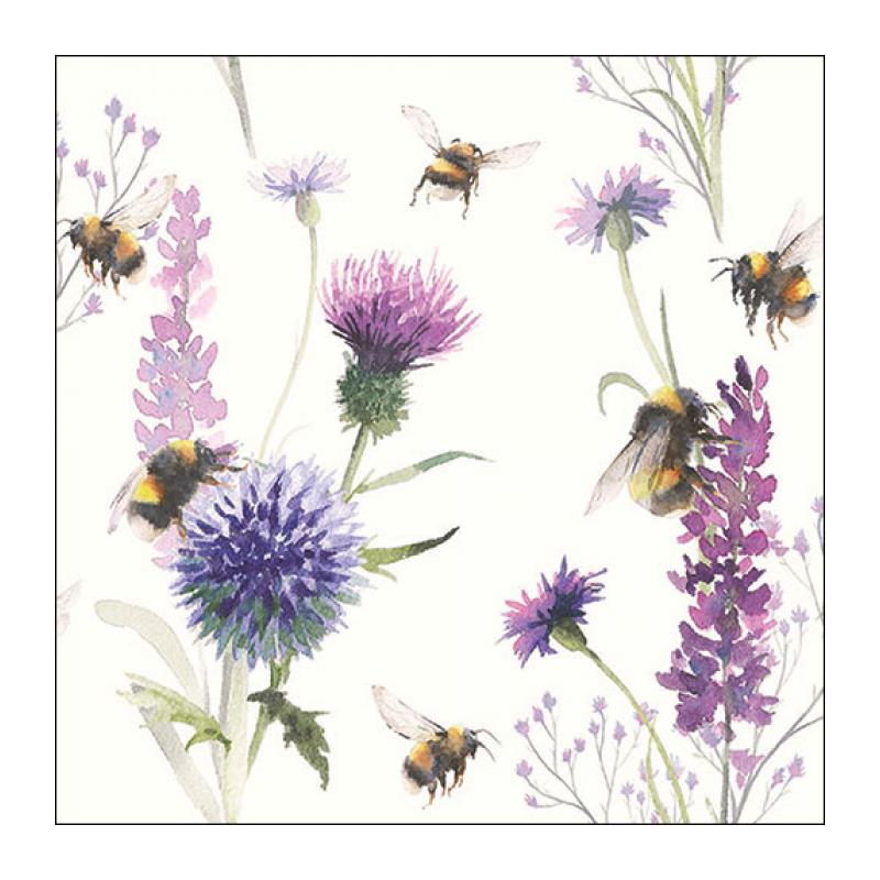Ambiente Servet 25 Bumblebees In The Meadow FSC Mix
