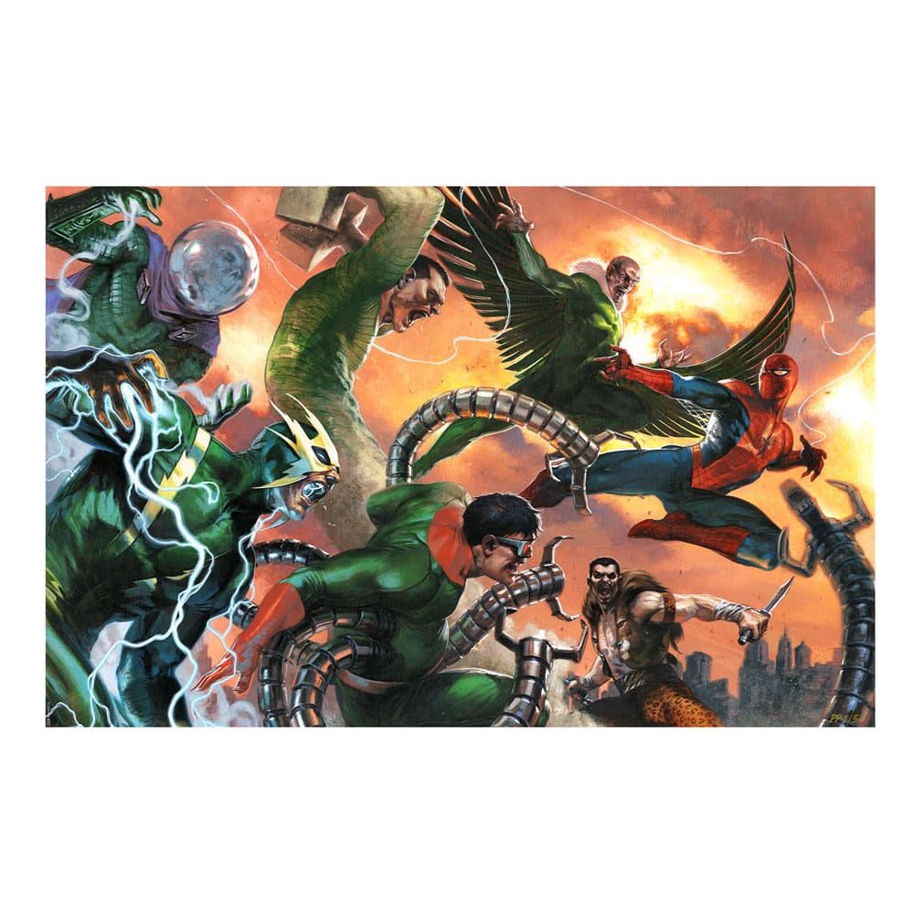 Sideshow Collectibles Marvel Art Print The Amazing Spider-Man vs Sinister Six 61 x 41 cm - unframed