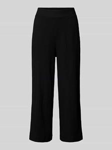 Opus Regular fit culotte met structuurmotief, model 'MELTIKO'