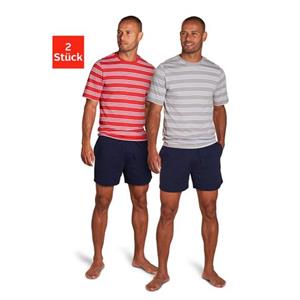 AUTHENTIC LE JOGGER Shortama (4-delig, Set van 2)