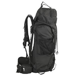 vidaXL Wandelrugzak 60 L oxford stof zwart