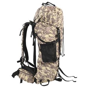 vidaXL Wandelrugzak 60 L camouflage oxford stof camelbruin