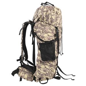 vidaXL Wandelrugzak 100 L camouflage oxford stof camelbruin