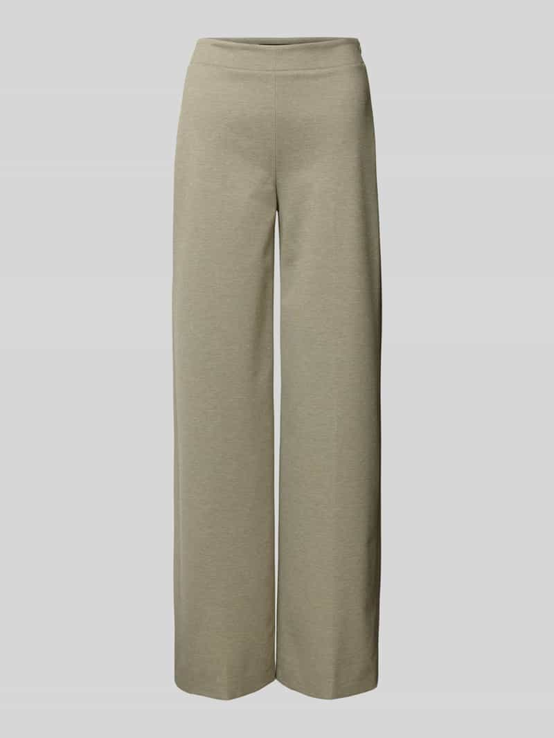 Drykorn Wide leg stoffen broek met structuurmotief, model 'BEFORE'